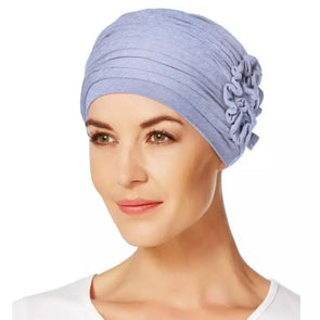 Lotus Turban Light Blue Melange