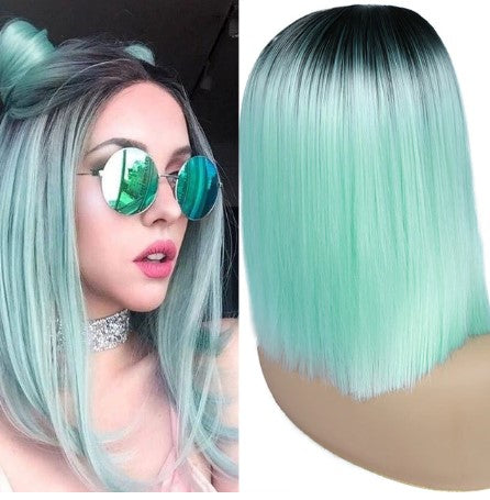 Mint green hotsell ombre wig