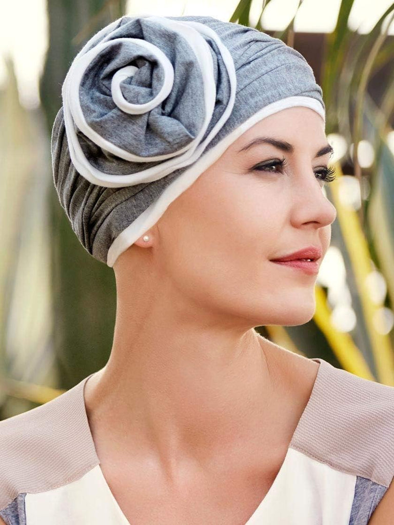 CHRISTINE HEADWEAR - KARUNA TURBAN GREY