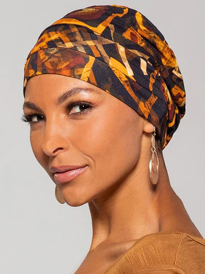 Jon Renau Softie Boho Beanie 2-PC Bundle - Bamboo Headwear With Care Guide
