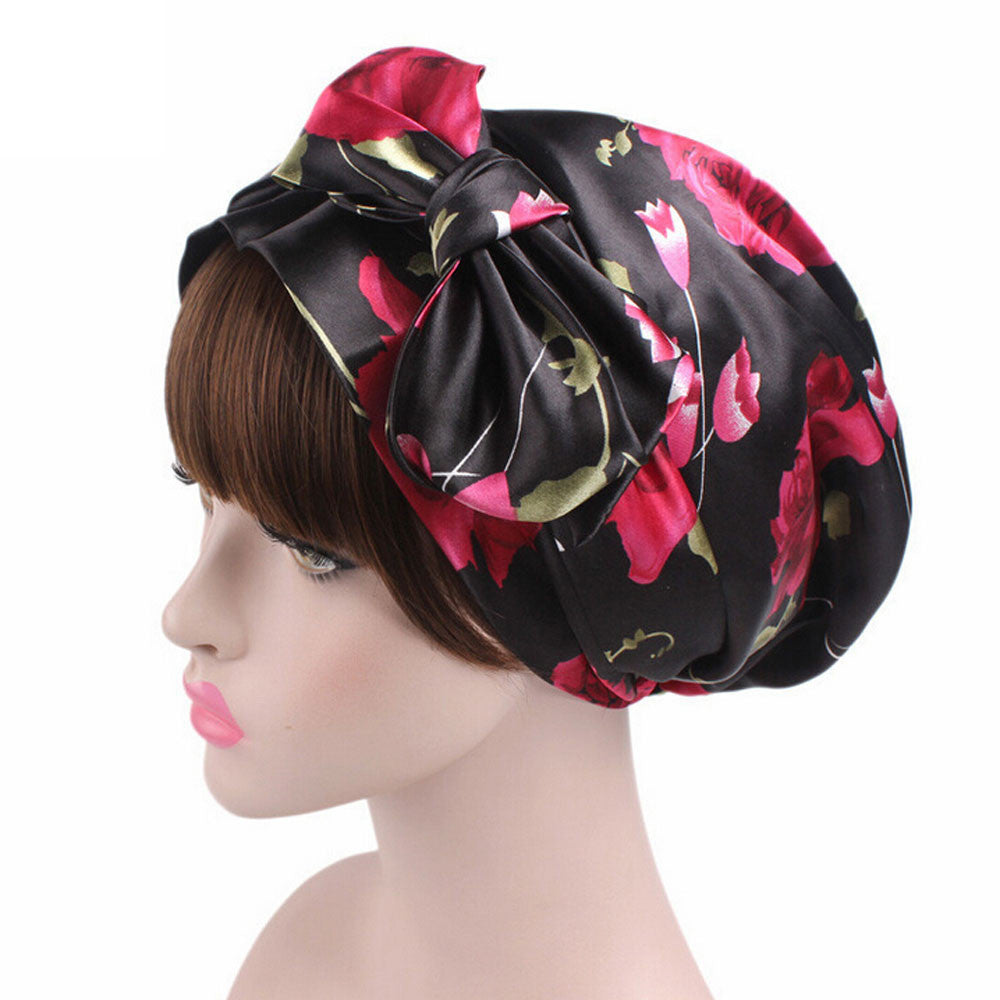 Billie Jean Rockabilly Style Soft Silky Satin Cancer hat by Chemo hats