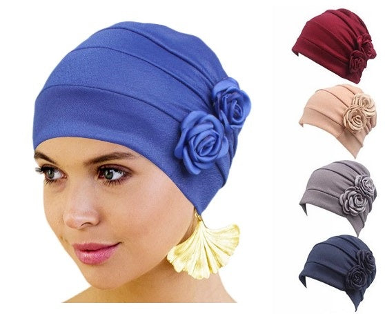 Nova Lotus style Turban Cancer hat by Chemo hats