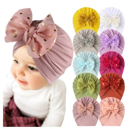 Soft Knot Turban Hair Head Wrap by Chemo Hats - 0-5 years